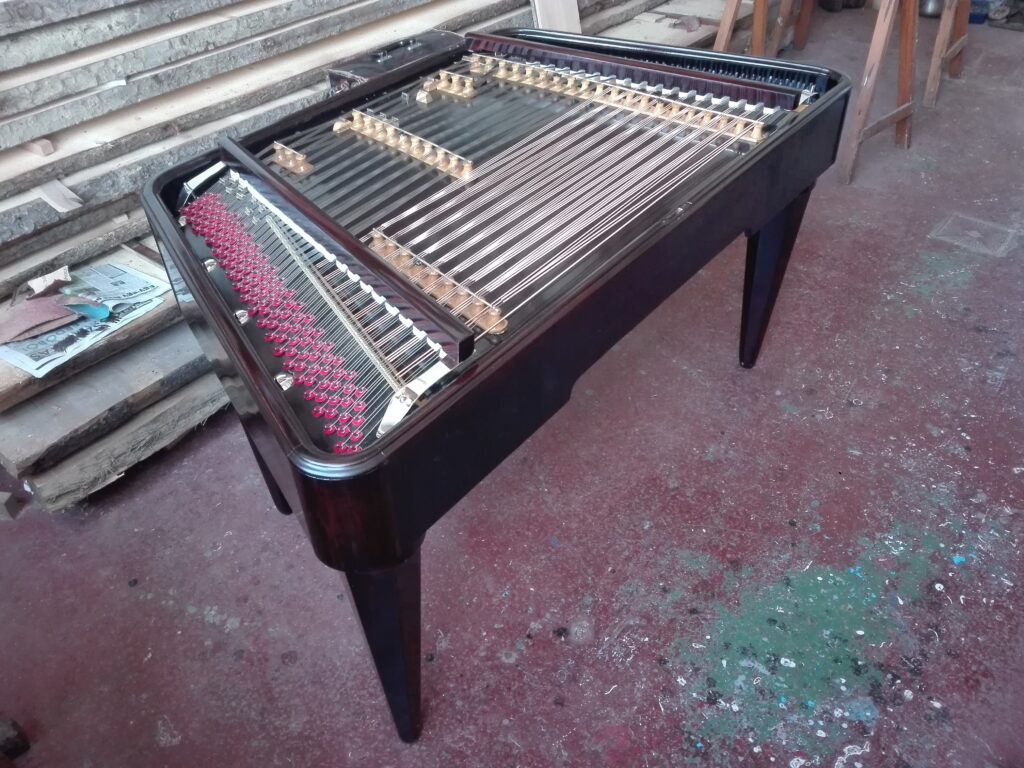 Renewed original Bohák cimbalom was made in 1944, It is owned by Opera in Budapest